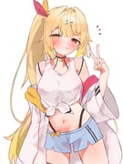 hoshikawa_sara hoshikawa_sara_(1st_costume) (nijisanji) drawn by tepenchi