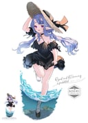 rindou_mikoto rindou_mikoto_(6th_costume) (nijisanji) drawn by kokutan_kiseru