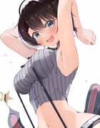 oozora_subaru oozora_subaru_(suspenders) (hololive) drawn by kuno_(kc9s)