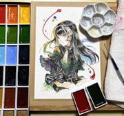 juufuutei_raden juufuutei_raden_(1st_costume) (hololive hololive_dev_is) drawn by medinki