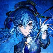 hoshimachi_suisei hoshimachi_suisei_(1st_costume) (hololive) drawn by mika_pikazo