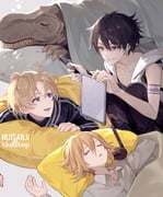 fura_kanato fura_kanato_(1st_costume) uzuki_kou yumeoi_kakeru yumeoi_kakeru_(1st_costume) (nijisanji) drawn by iv_4t