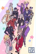 belmond_banderas ex_albio fura_kanato fuwa_minato higuchi_kaede hoshikawa_sara ibrahim_(nijisanji) kanae_(nijisanji) koyanagi_rou kuzuha_(nijisanji) lauren_iroas rindou_mikoto watarai_hibari (nijisanji nijisanji_gta) drawn by kesiks0616