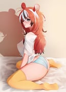 hakos_baelz (hololive hololive_english) drawn by ozasdf