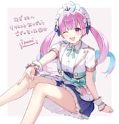 minato_aqua (hololive) drawn by izumi_kei