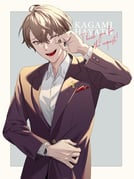 kagami_hayato kagami_hayato_(1st_costume) (nijisanji) drawn by 8ya_nagi