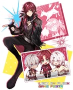 ibrahim_(1st_costume)_(nijisanji) ibrahim_(nijisanji) lauren_iroas lauren_iroas_(1st_costume) lauren_iroas_(4th_costume) shiina_yuika shiina_yuika_(1st_costume) (nijisanji) drawn by om_(tyakonnpasu)