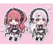 sasaki_saku shiina_yuika (nijisanji) drawn by 1pinpon