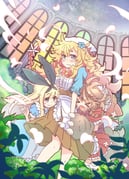 mononobe_alice mononobe_alice_(1st_costume) otogibara_era otogibara_era_(1st_costume) warabeda_meiji (nijisanji) drawn by totsuki_tooka