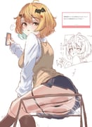 yozora_mel (hololive) drawn by tazrn1