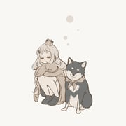 gonzalez_(machita_chima) kuroi_shiba machita_chima machita_chima_(1st_costume) (nijisanji) drawn by nmnm_qn