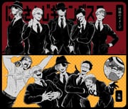 belmond_banderas debidebi_debiru hanabatake_chaika joe_rikiichi maimoto_keisuke yashiro_kizuku (nijisanji) drawn by marumikan