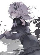 shishiro_botan (hololive) drawn by wool1997