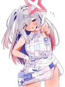 amane_kanata amane_kanata_(heavenly_guard_mission) (hololive) drawn by tepenchi