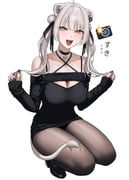 shishiro_botan (hololive) drawn by wanne