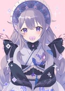 koseki_bijou koseki_bijou_(new_year) (hololive hololive_english) drawn by loveyuzu