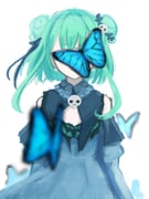 uruha_rushia uruha_rushia_(1st_costume) (hololive) drawn by inkxolotl