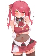 houshou_marine houshou_marine_(1st_costume) (hololive) drawn by tepenchi