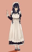 ouro_kronii ouro_kronii_(maid) (hololive hololive_english) drawn by freeman_(tkuh4475)