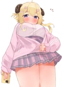 tsunomaki_watame tsunomaki_watame_(school_uniform) (hololive) drawn by tepenchi