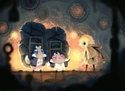 fuwawa_abyssgard fuwawa_abyssgard_(1st_costume) hornet_(hollow_knight) mococo_abyssgard mococo_abyssgard_(1st_costume) pill_(hollow_knight) tipp_(hollow_knight) watson_amelia watson_amelia_(1st_costume) (hollow_knight hololive hololive_english) drawn by vonv_(sejvon)
