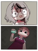 sakamata_chloe takane_lui (hololive) drawn by fong_(fongthe0125)