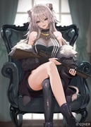 shishiro_botan shishiro_botan_(1st_costume) (hololive) drawn by marumoru