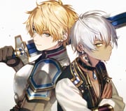 ex_albio ex_albio_(1st_costume) ibrahim_(1st_costume)_(nijisanji) ibrahim_(nijisanji) (nijisanji) drawn by shion_(ajisionn)