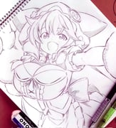 warabeda_meiji warabeda_meiji_(1st_costume) (nijisanji) drawn by tsukareta_san