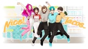 hanae_natsuki kanae_(nijisanji) kisaragi_ren_(vspo!) limone_(utaite) meloco_kyoran (indie_utaite madtown_gta nijisanji nijisanji_en real_life vspo!) drawn by ringo_21_a