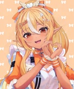 shiranui_flare (hololive) drawn by harusame349