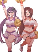 akabane_youko sakura_ritsuki (nijisanji) drawn by akkgsyk