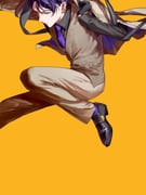 kenmochi_touya (nijisanji) drawn by divetovoid