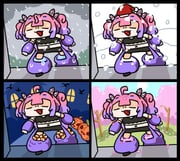 kikirara_vivi kikirara_vivi_(1st_costume) (hololive hololive_dev_is) drawn by keenbiscuit