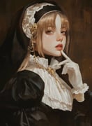 sister_claire (nijisanji) drawn by jomidraws