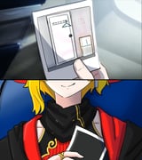 kaela_kovalskia (hololive hololive_indonesia jojo_no_kimyou_na_bouken stardust_crusaders) drawn by shadowsky_exe