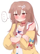 inugami_korone inugami_korone_(1st_costume) (hololive) drawn by tepenchi