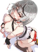 sakamata_chloe sakamata_chloe_(1st_costume) (hololive) drawn by tazrn1