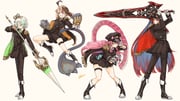 cecilia_immergreen chattino_(raora_panthera) elizabeth_rose_bloodflame gigi_murin raora_panthera (hololive hololive_english) drawn by shozoku