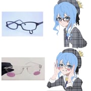 hoshimachi_suisei hoshimachi_suisei_(1st_costume) (hololive) drawn by maymea