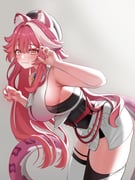 raora_panthera raora_panthera_(1st_costume) (hololive hololive_english) drawn by miyahrk1221