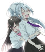 higuchi_kaede tsukino_mito (nijisanji) drawn by hijiki_(hijikini)