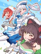 ange_katrina inui_toko lize_helesta (nijisanji) drawn by minaze_73