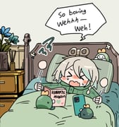 cecilia_immergreen otomo_(cecilia_immergreen) (hololive hololive_english) drawn by fongban_illust