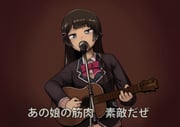 tsukino_mito tsukino_mito_(1st_costume) (nijisanji tama_(band)) drawn by johnnyama