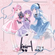 hoshimachi_suisei minato_aqua tokoyami_towa (hololive) drawn by yuzuriha_(nx_e78)