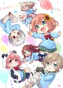 akabane_youko honma_himawari kanae_(nijisanji) kuzuha_(nijisanji) makaino_ririmu roto_(kanae) sasaki_saku sasaki_saku_(1st_costume) shiina_yuika (nijisanji) drawn by kadose_ara