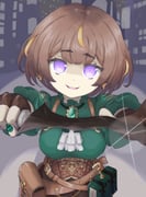 anya_melfissa anya_melfissa_(steampunk) (hololive hololive_indonesia) drawn by maaru_(jatjem1vy6nok0o)