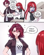 jurard_t_rexford kureiji_ollie (hololive hololive_indonesia holostars holostars_english) drawn by fian_f.n