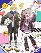 makaino_ririmu makaino_ririmu_(6th_costume) uzuki_kou uzuki_kou_(5th_costume) (nijisanji) drawn by haguki_w